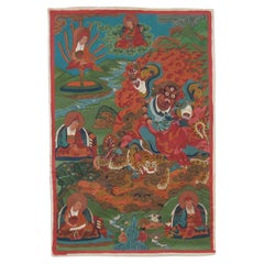 Tangka Painting of Manifestations of Padmasambhava Tibet, 20th Century 