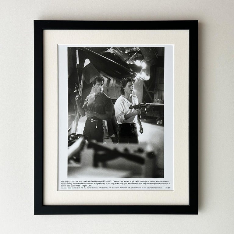 TANGO and CASH Publicity Film Still 1989 SYLVESTER STALLONE KURT