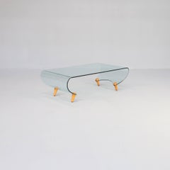 "Tango" Glass Coffee Table by Fabio Di Bartolomei for Fiam Italia