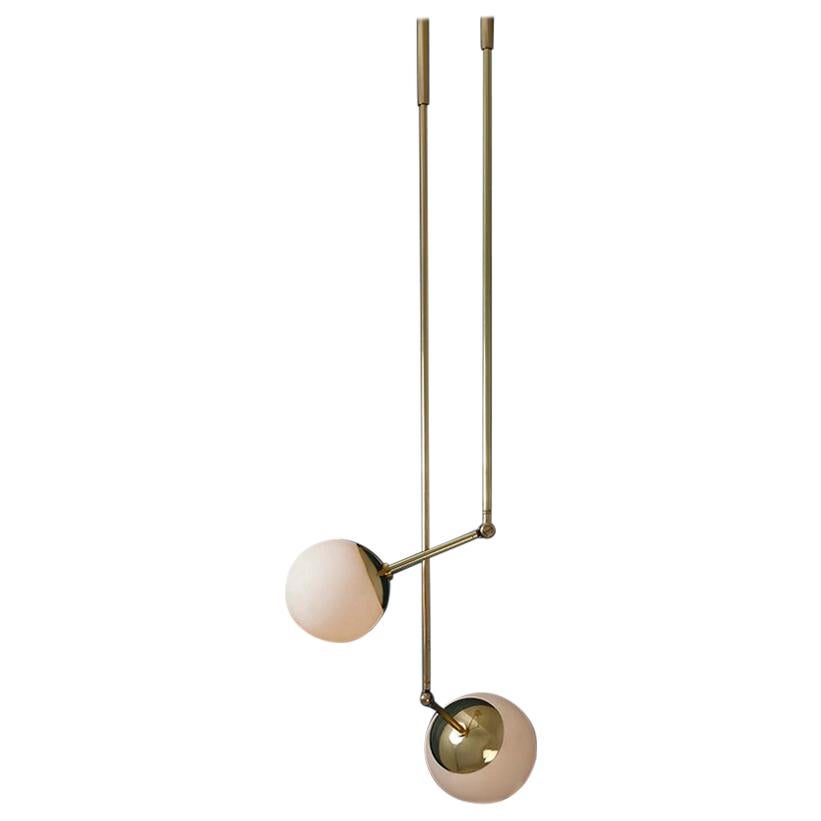 Pendentifs à double sculpture Tango II de Paul Matter