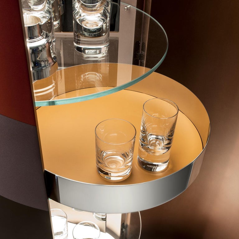 Modern Tango Round Storage Unit by Bartoli Design