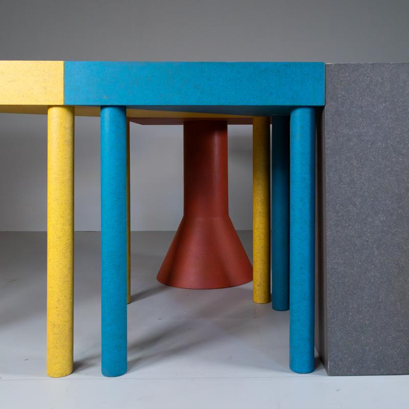 Italian Tangram modular table, Massimo Morozzi, Cassina, 1988 For Sale