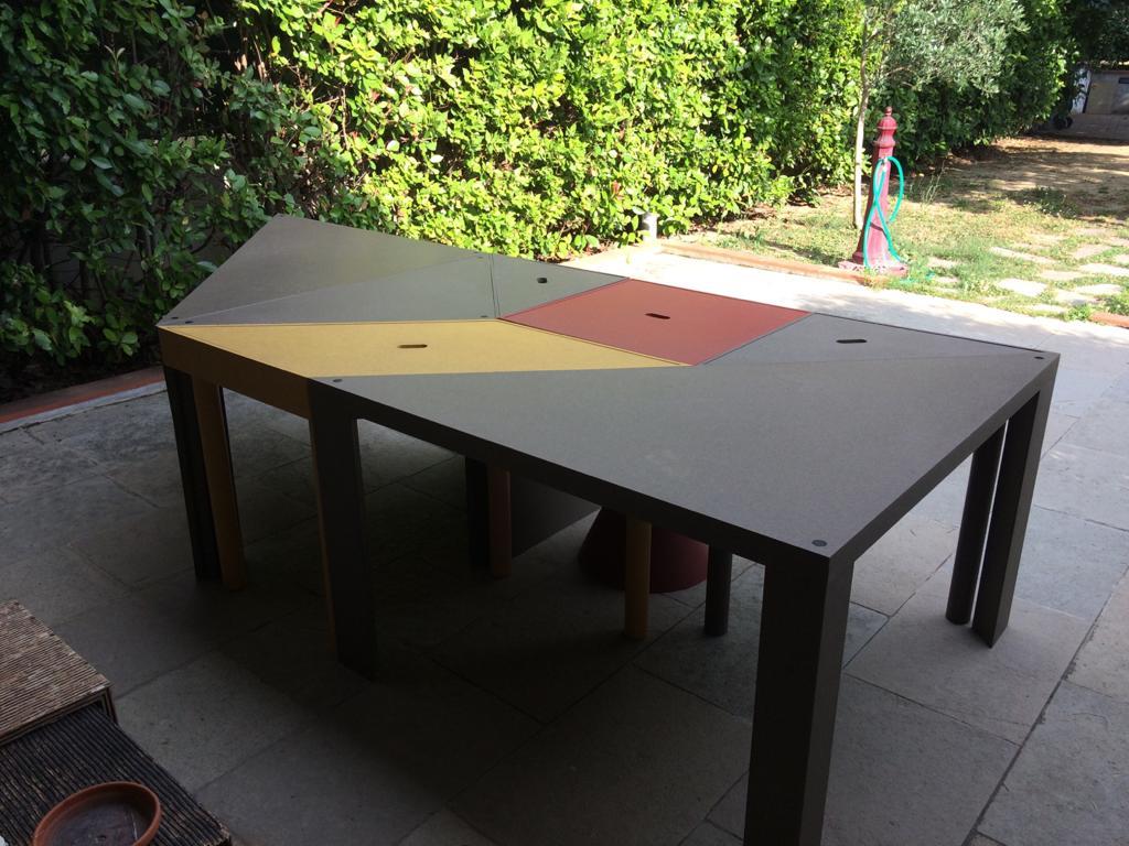 Late 20th Century Tangram Set Table by M.Morozzi from Cassina, Italy, 1980s Archizoom  For Sale