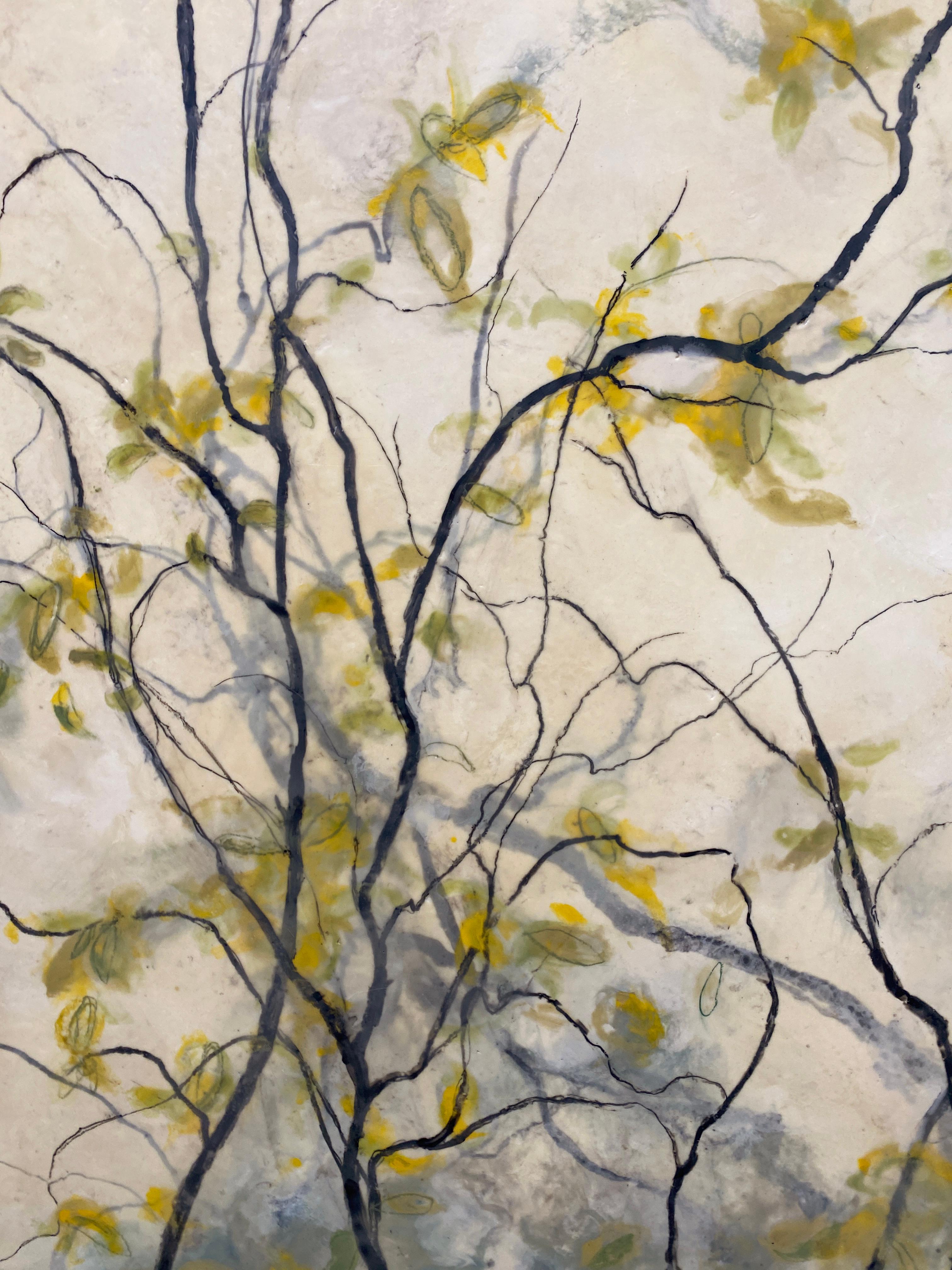 We once viewed “nature”  as the broad, creative and controlling force in the universe. Tania Dibbs studied both biology and art, and is interested in our changing relationship to to the idea of nature, which she explores in her “Metanarrative”