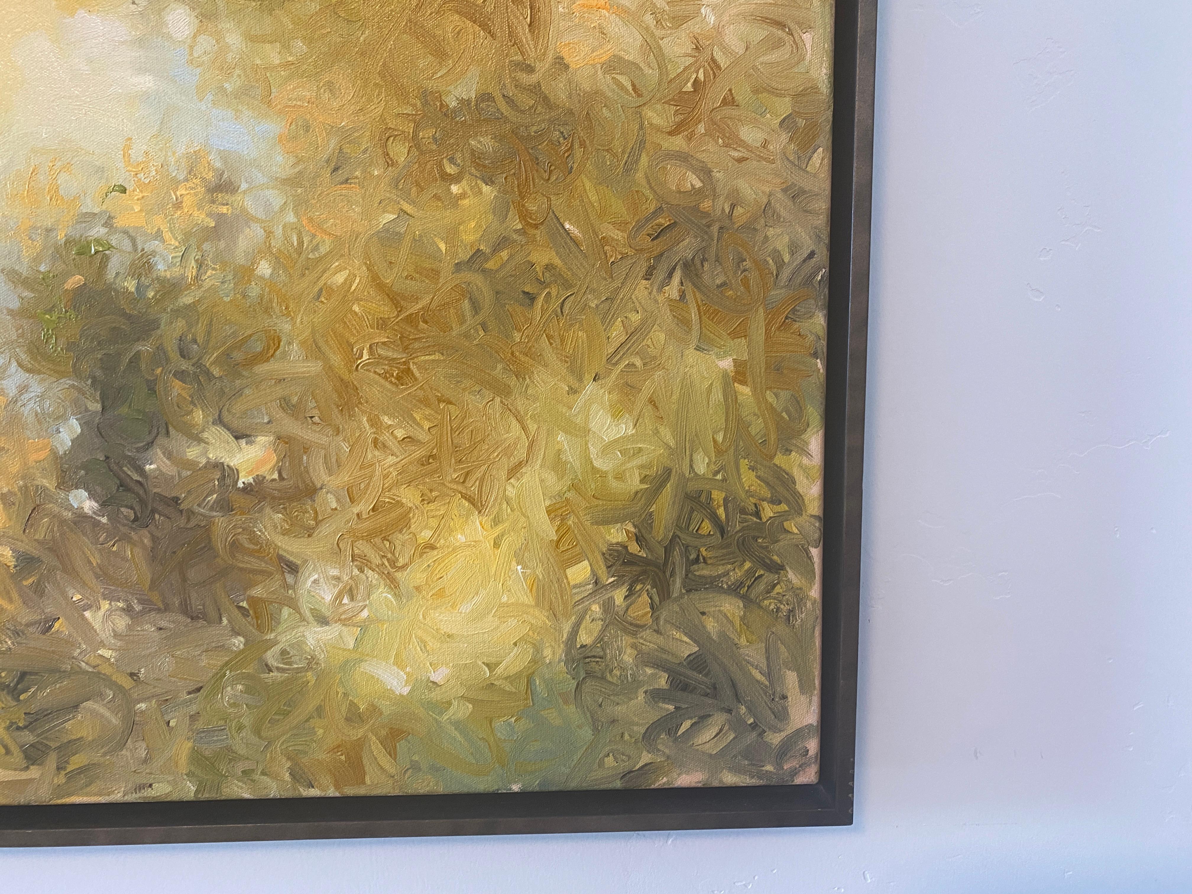 „Connections“, Ölfarbe, zeitgenössische, abstrakte Landschaft, 2022 im Angebot 1