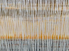 "Dripped Veiled Sky", oil paint, contemporary, abstract landscape, 2022