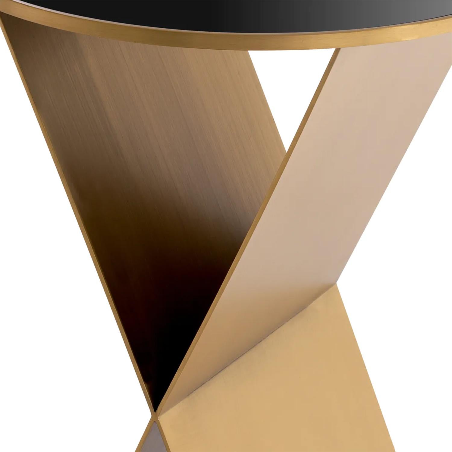 Noirci Table d'appoint haute Tania en vente