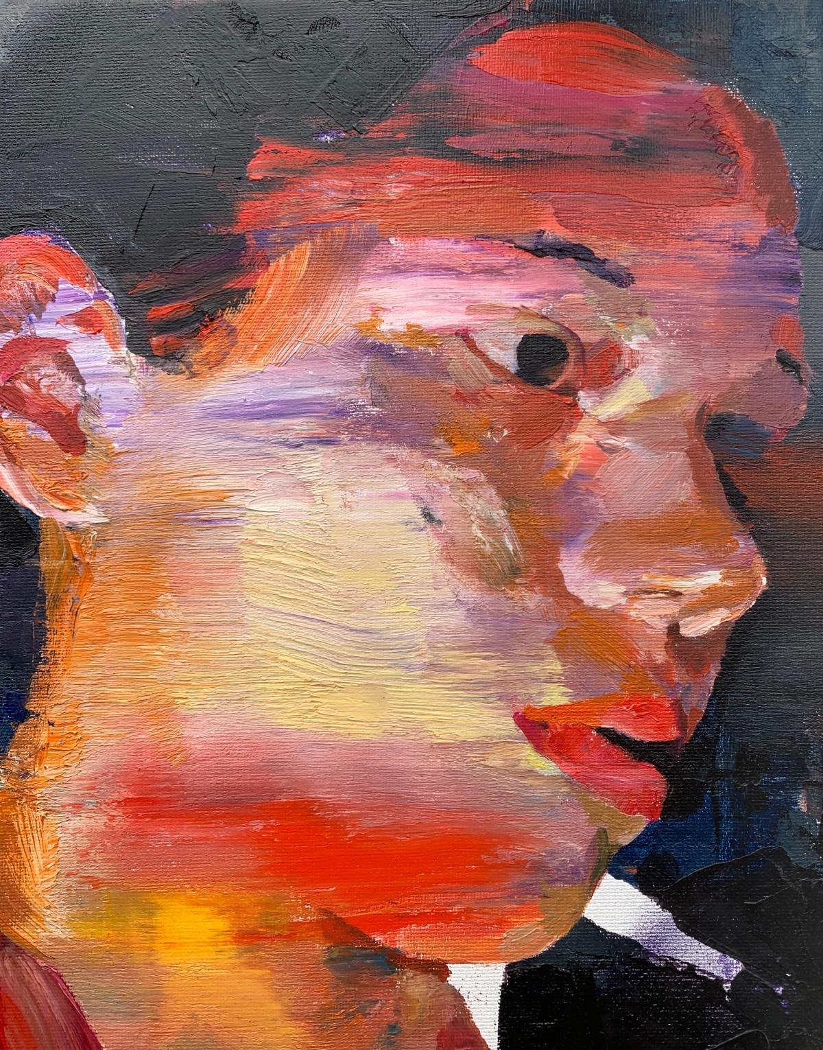 Sin título. Arte europeo contemporáneo, Pintura figurativa al óleo sobre lienzo - Painting de Tania Kandracienka