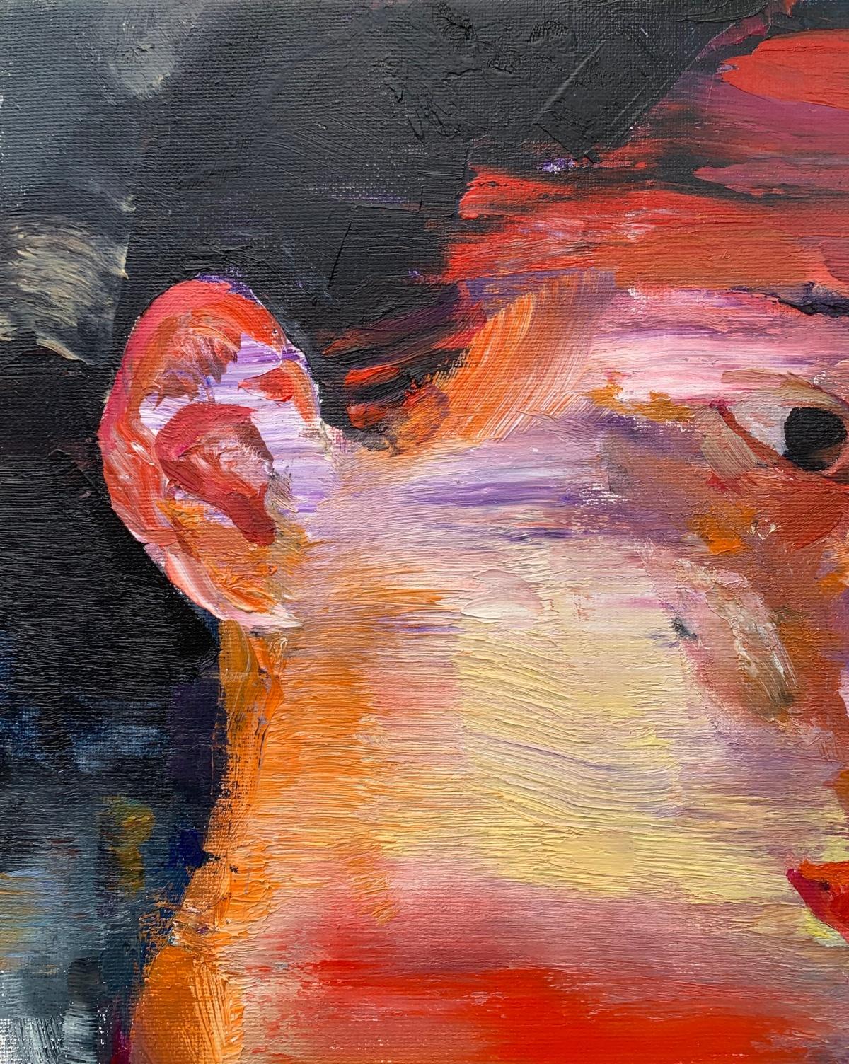 Sin título. Arte europeo contemporáneo, Pintura figurativa al óleo sobre lienzo - Painting Contemporáneo de Tania Kandracienka