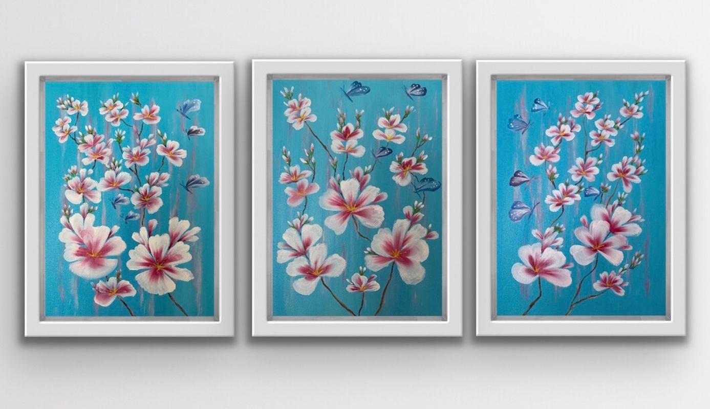 Blüte Triptychon