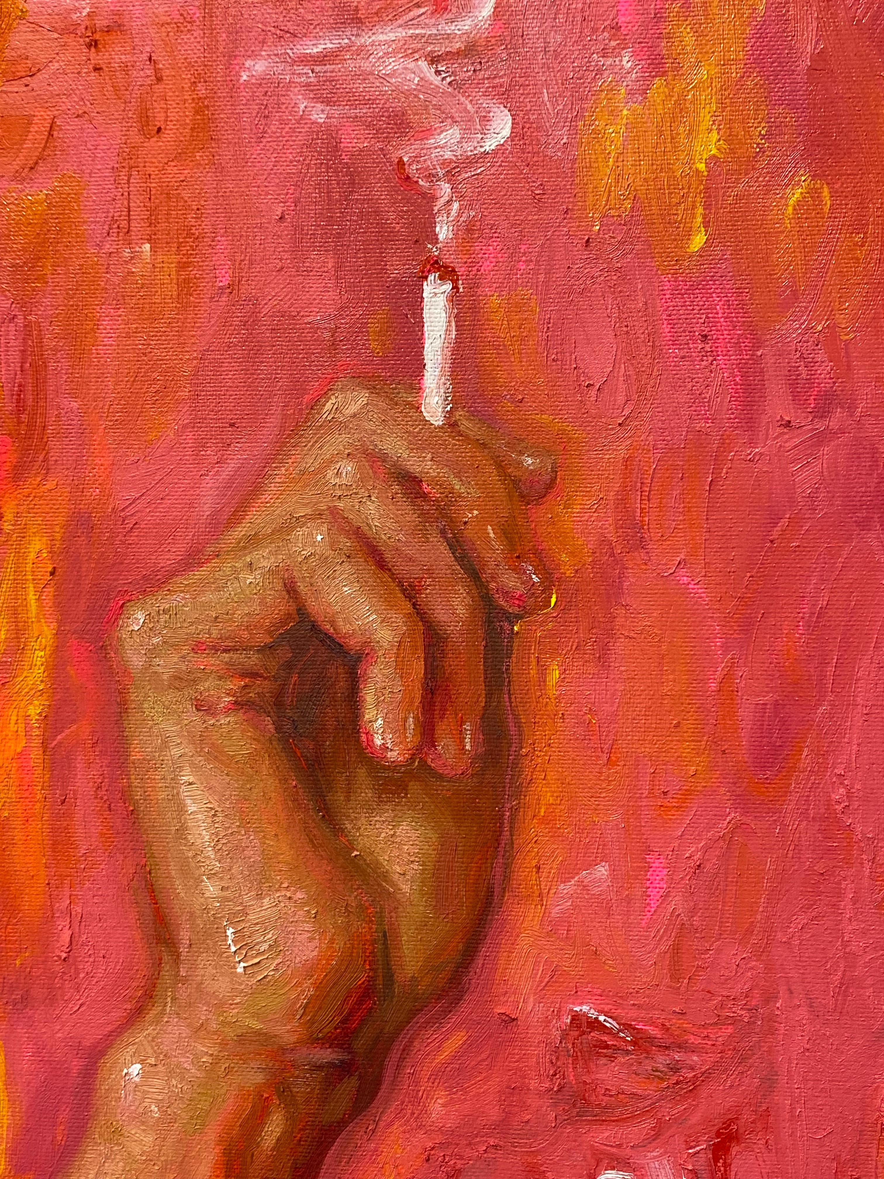 Baker- Miller Pink- Retrato contemporáneo del siglo XXI en venta 2