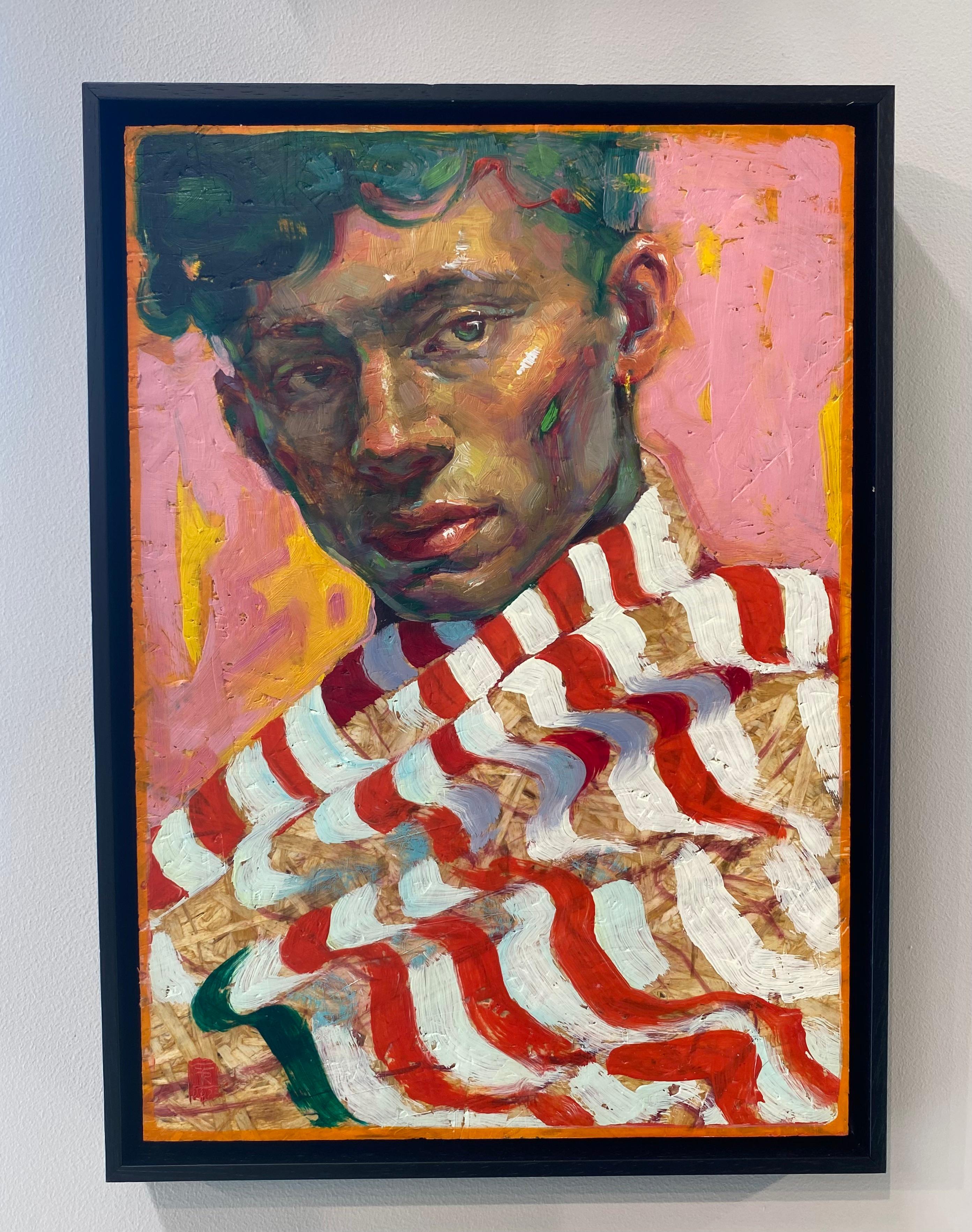 Chroma-Q- Retrato contemporáneo del siglo XXI - Painting de Tania Rivilis