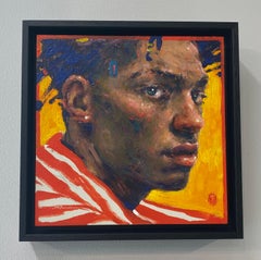 Conversaciones- Siglo XXI Retrato contemporáneo Pintura de un hombre