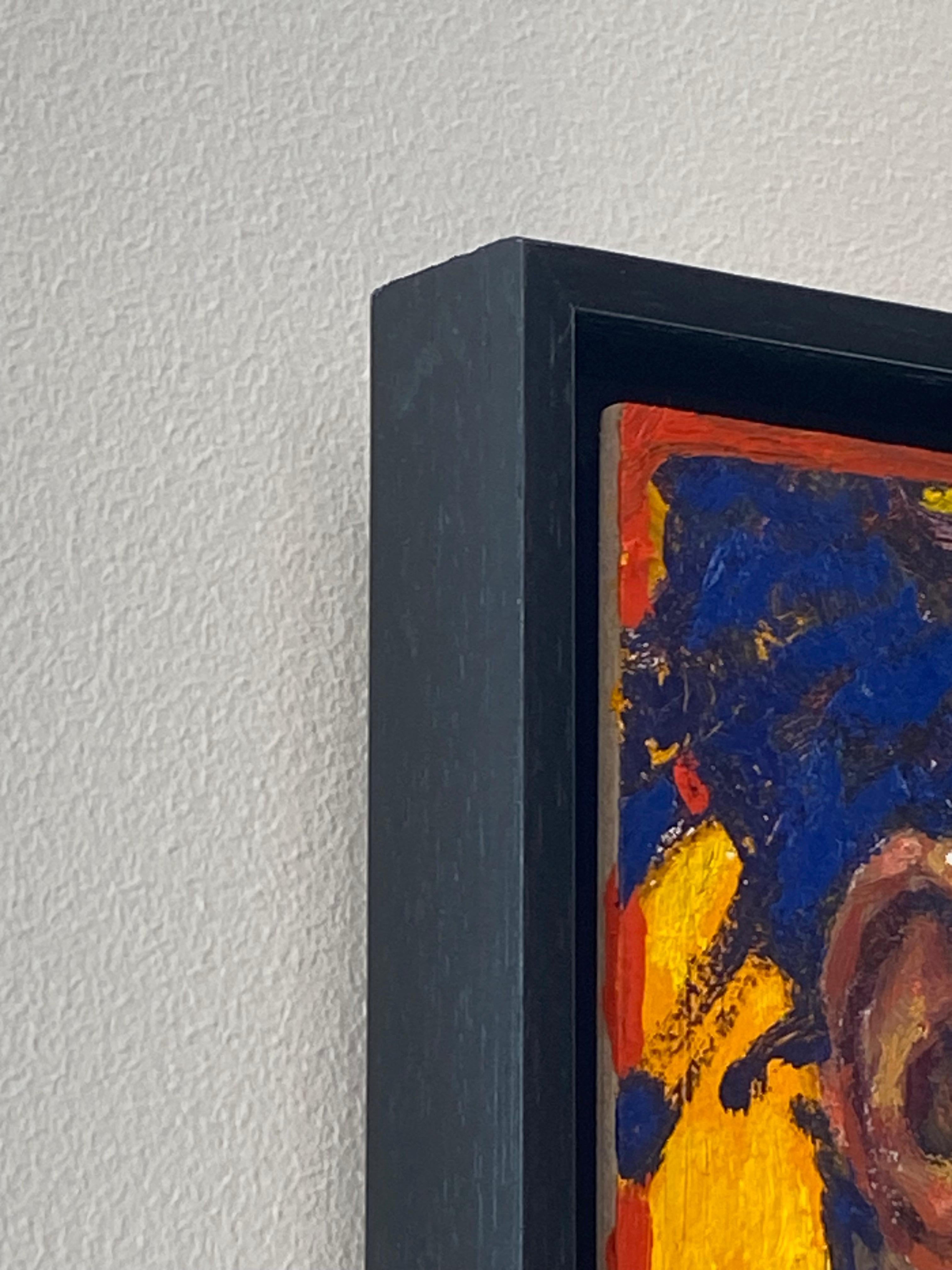 Conversaciones- Siglo XXI Retrato contemporáneo Pintura de un hombre en venta 4