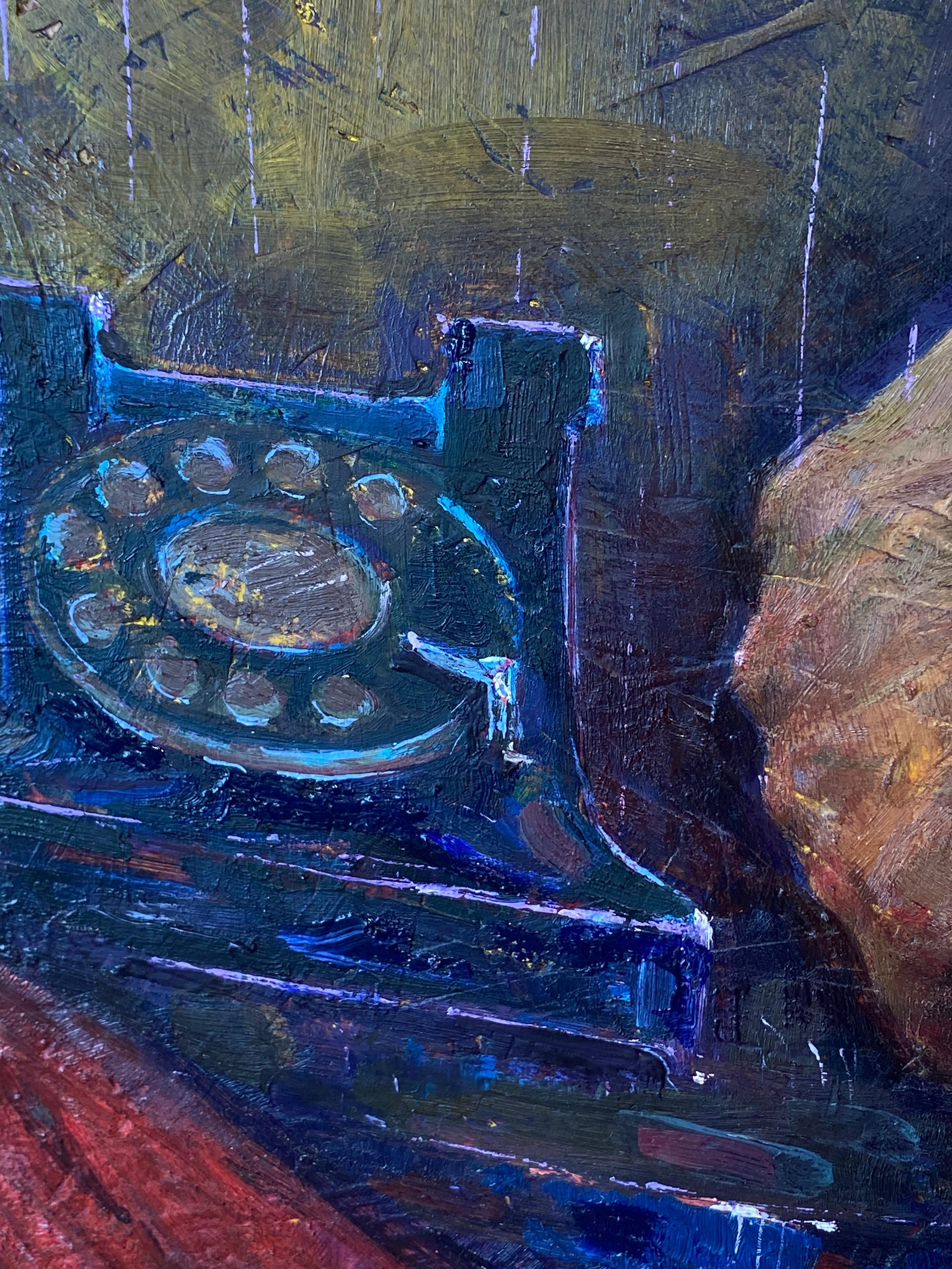 L Antagoniste- Retrato contemporáneo del siglo XXI Pintura de un hombre 6