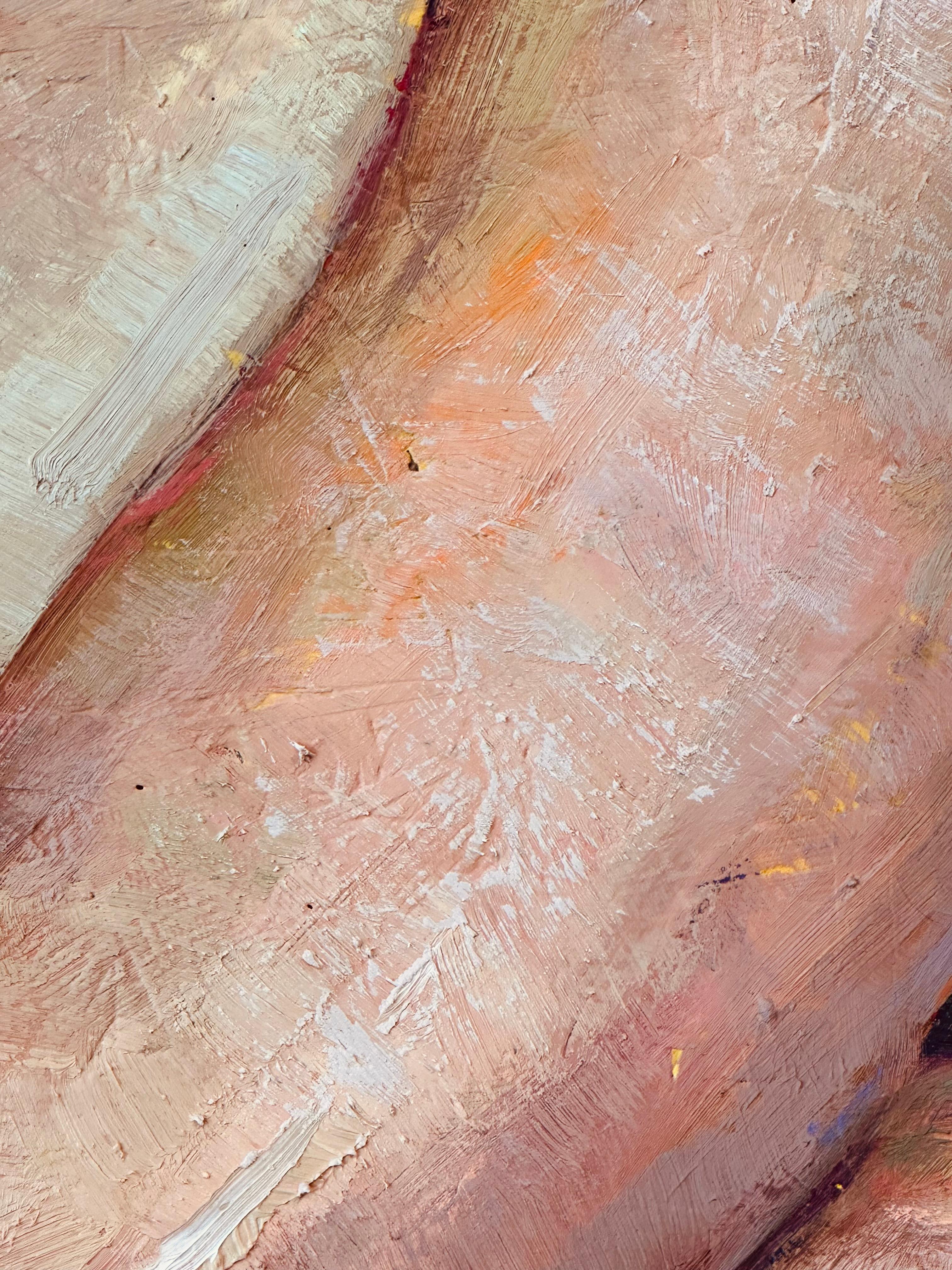 L'Antagoniste- Figura Contemporánea del Siglo XXI  Pintura de un hombre con el pecho desnudo en venta 5