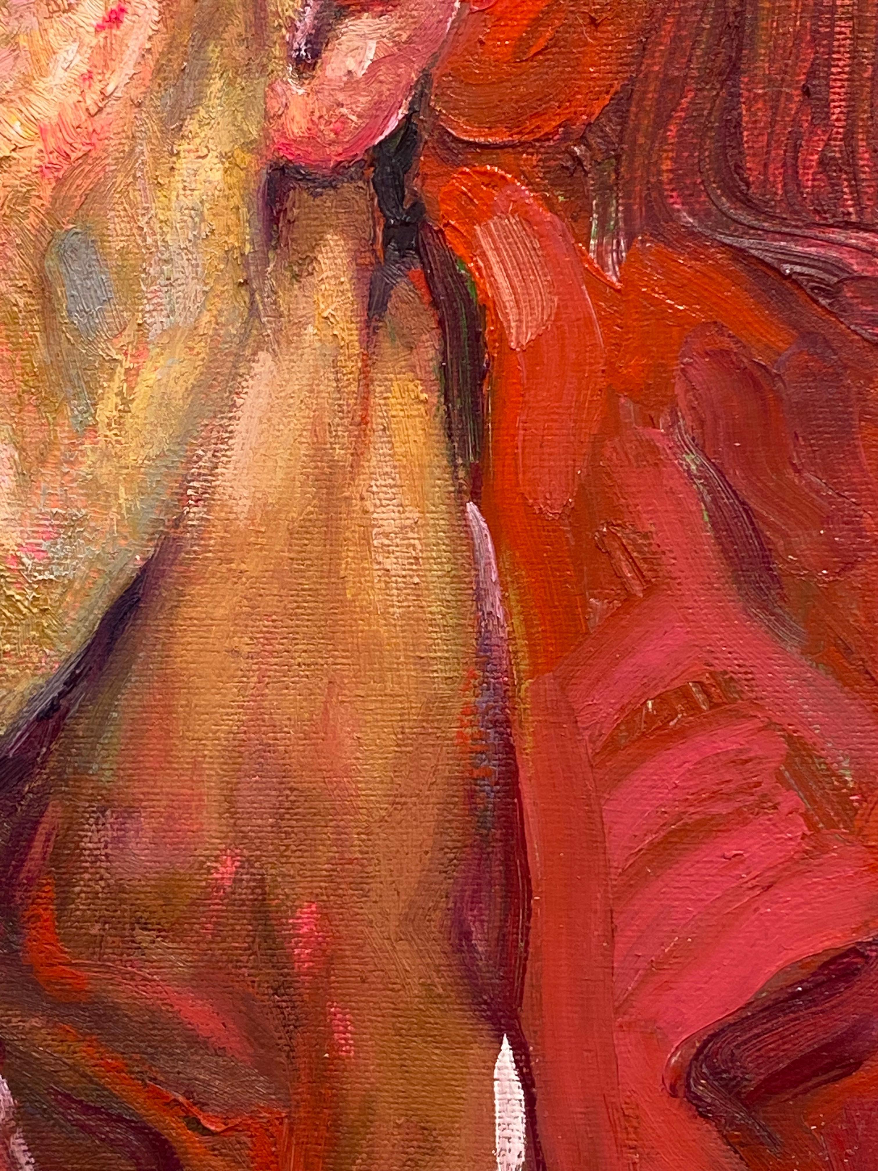 Tania Rivilis
Red Velvet
50 x 50 cm framed (included in price) 53,5 x 53,5 cm 
Oilpaint on canvas


Tania Rivilis (b. 1986)  2022 winner of the 'William Locke Price' ( £ 30.000 ) from the Royal Society of Portrait Painters UK.

Tania Rivilis began