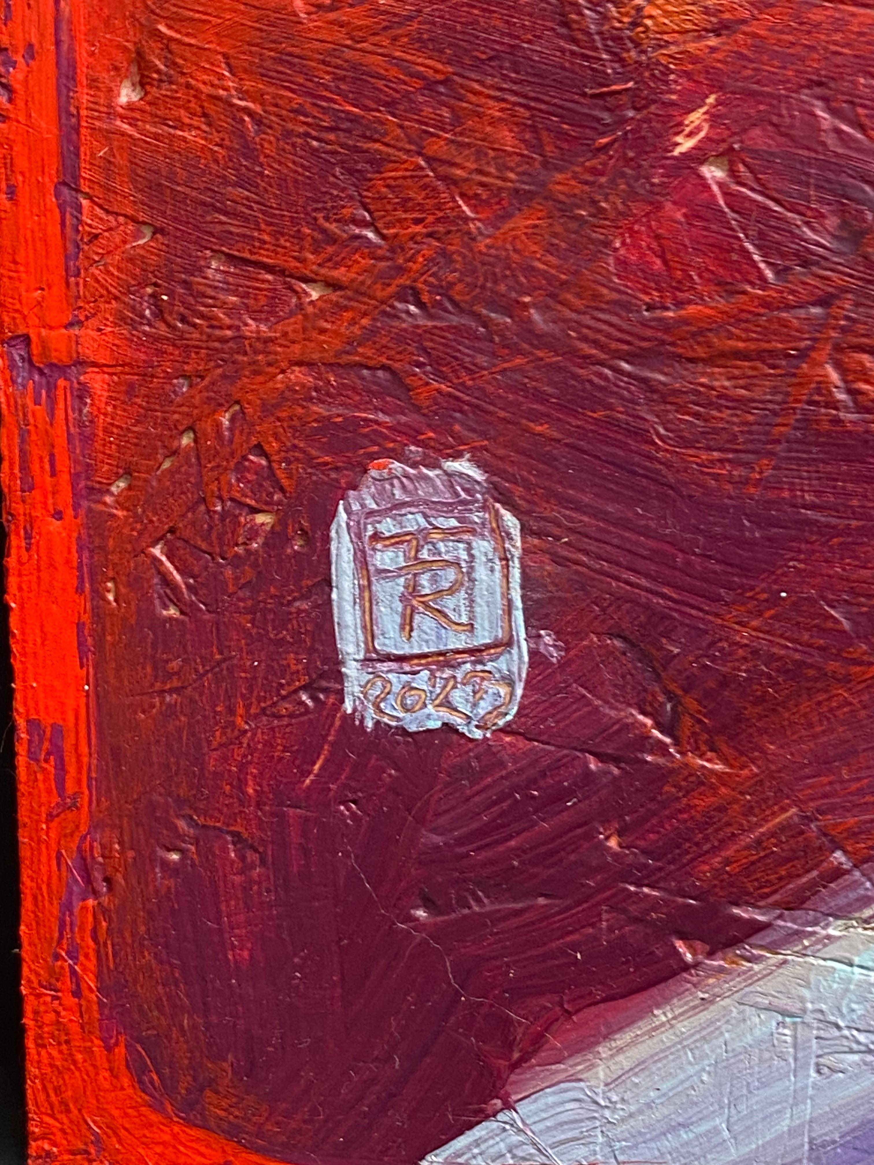 Avvolto dalle aspettative - Ritratto del XXI secolo in pittura contemporanea in vendita 5