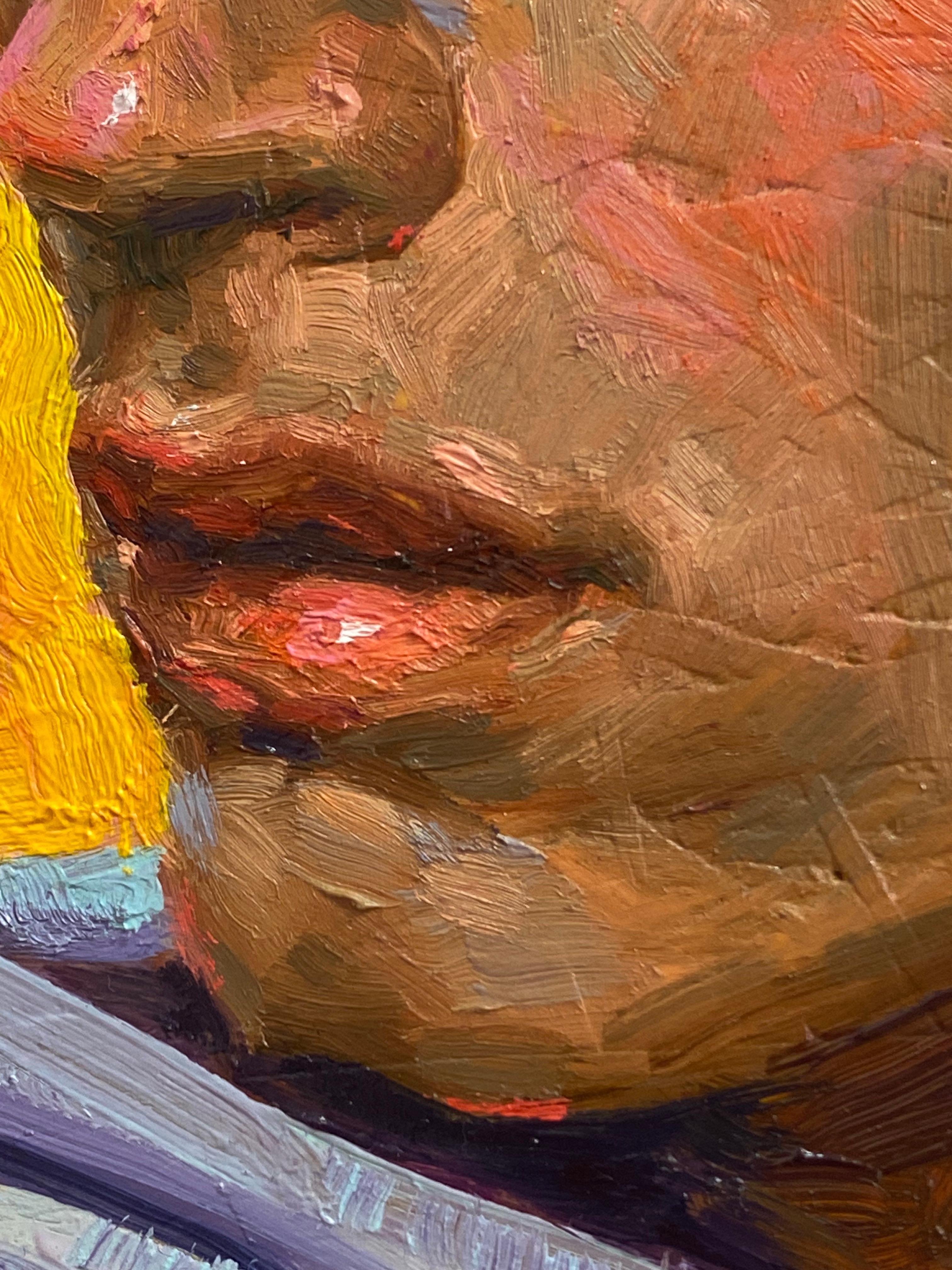 Avvolto dalle aspettative - Ritratto del XXI secolo in pittura contemporanea in vendita 4