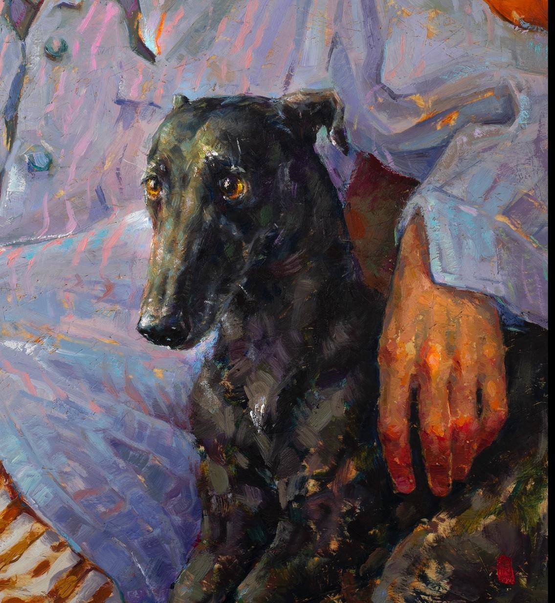Tania Rivilis
Still not solitary
80 x 61 cm 
Oil on wood panel

First we can announce some wonderful news! 3 May 2022 Tania Rivilis did win the first price of the Royal Academy of Portraitpainters in the UK.

Tania Rivilis (b. 1986)  
Tania Rivilis
