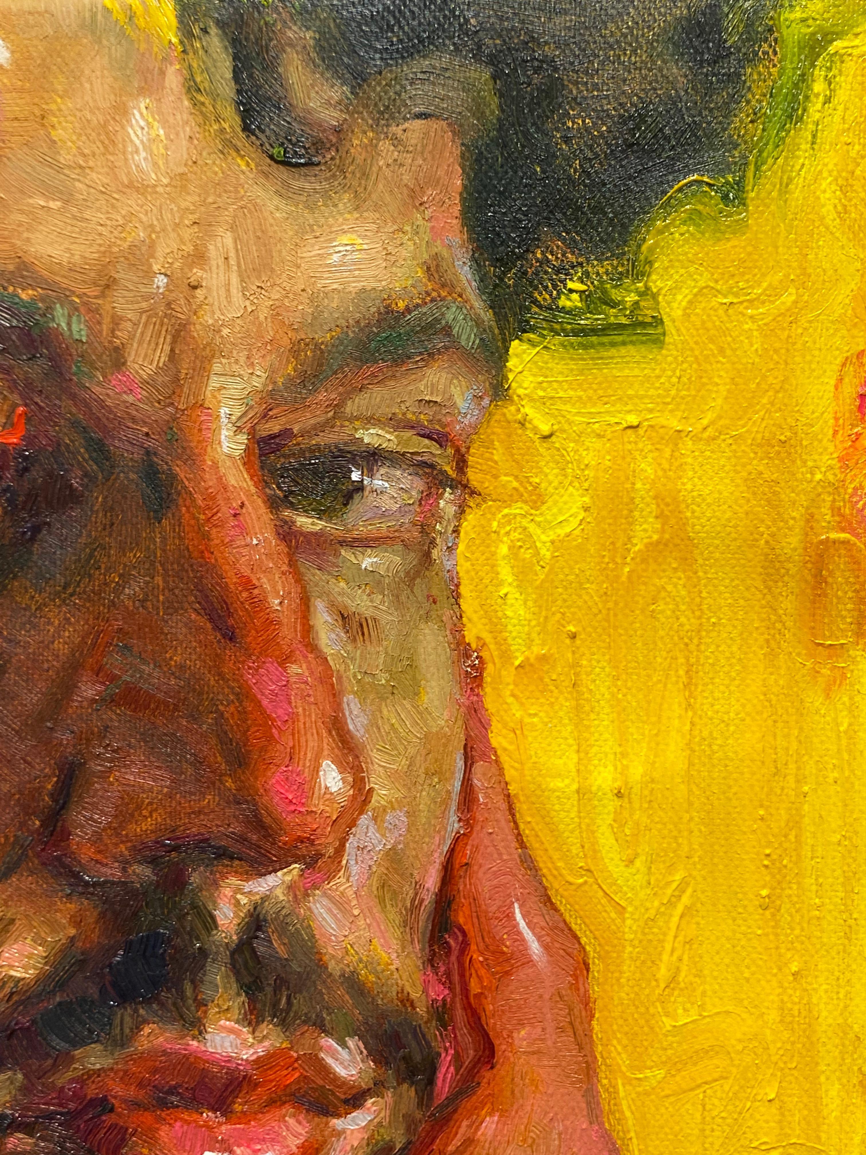 Humor amarillo - Retrato contemporáneo del siglo XXI en venta 1