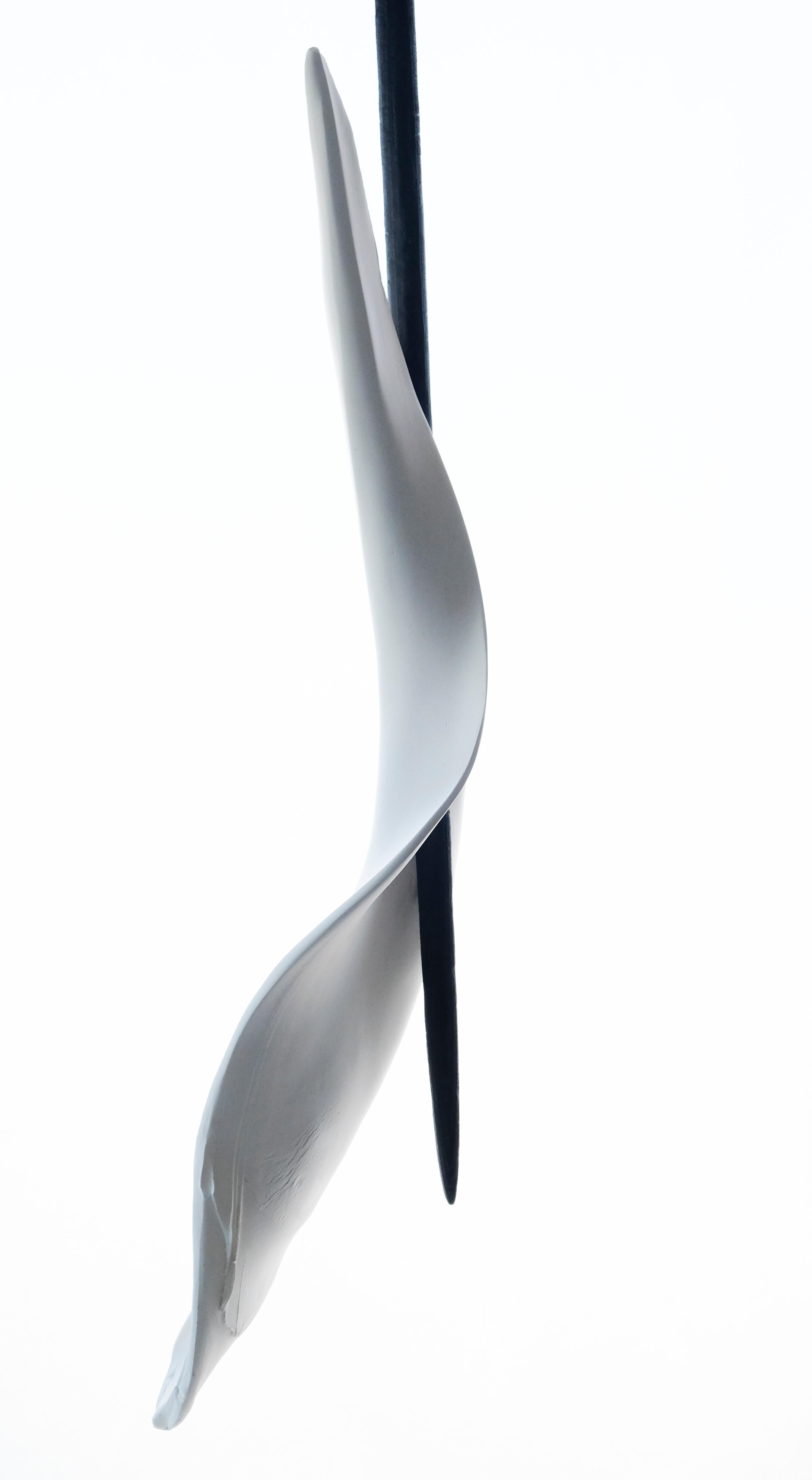 Large Hanging Abstract Sculpture: 'Sugi and Jade' 1