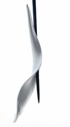 Large Hanging Abstract Sculpture: 'Sugi and Jade'