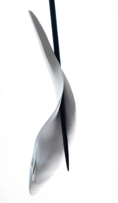 Large Hanging Abstract Sculpture: 'Sugi and Jade'