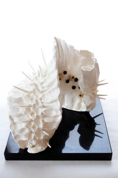 Porcelain Sculpture: 'Caterpillar'