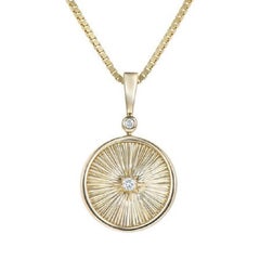Tanisa Nahata Diamond 0.084ct. Pendant in 18Karat Yellow Gold.