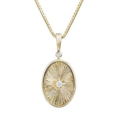Tanisa Nahata Diamond 0.084ct. Pendant in 18Karat Yellow Gold.