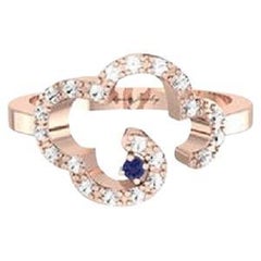 Tanisa Nahata Dainty Cloud Diamond  0.17ct. Fancy Ring in 18Karat Gold.