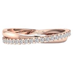 Diamante Tanisa Nahata 0.23ct. Anillo rodante de fantasía en oro de 18 quilates.