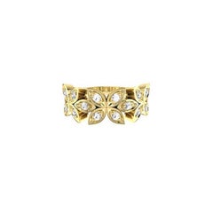 Tanisa Nahata Blooming Diamond 0.30ct. Fancy Ring in 18Karat Gold.