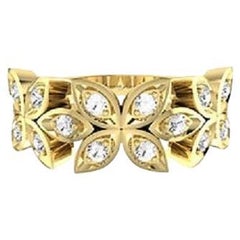 Tanisa Nahata Blooming Diamond 0.30ct. Fancy Ring in 18Karat Gold.