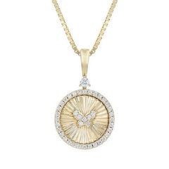Tanisa Nahata Butterfly Diamond 0.309ct. Pendant in 18Karat Yellow Gold.