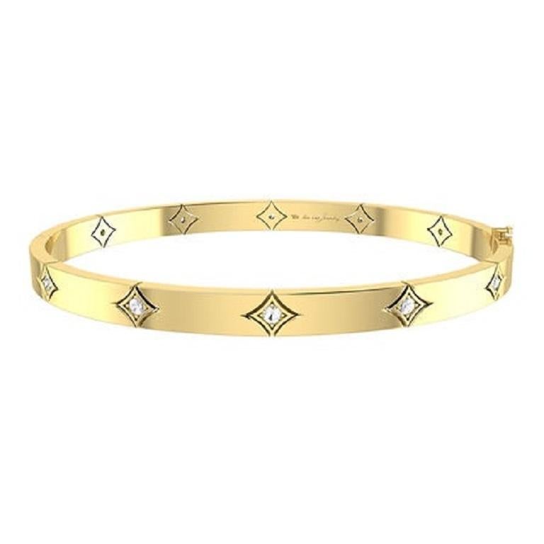 Contemporaneo Tanisa Nahata Classic Diamond 0,32ct. Bracciale Reign in oro 18 carati. in vendita