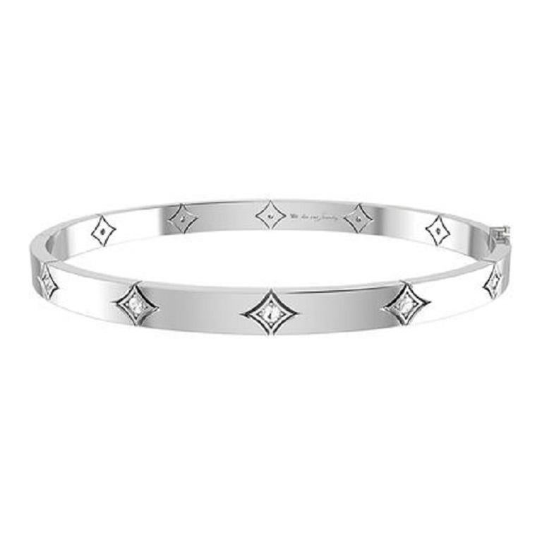 Taglio rotondo Tanisa Nahata Classic Diamond 0,32ct. Bracciale Reign in oro 18 carati. in vendita