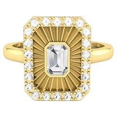 Tanisa Nahata Diamond 0.46ct. Mirror Fancy Ring in 18Karat Gold.
