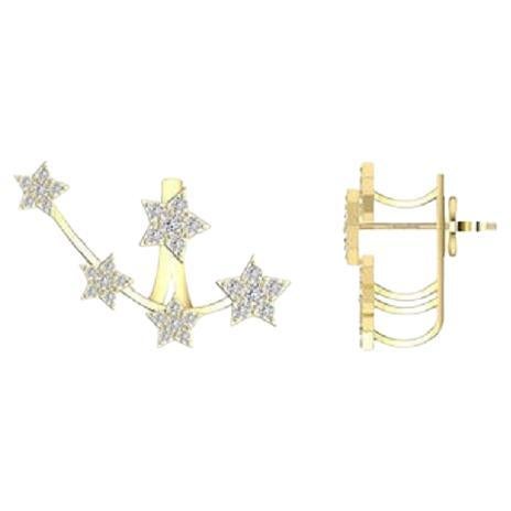 Tanisa Nahata Diamond 0.50 Ct. Starry Night Stud Earrings in 18Karat Gold.