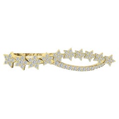 Tanisa Nahata Diamond 0.61ct. Shooting Star Two Finger Ring in 18Karat Gold.