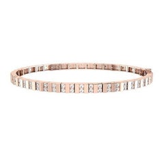 Tanisa Nahata Classic Tennis Diamond 0.74ct. Bracelet in 18Karat Gold.