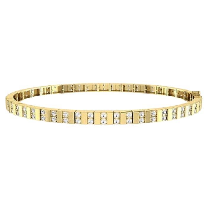 Tanisa Nahata Classic Tennis Diamond 0,74 carat Bracelet en or 18 carats.