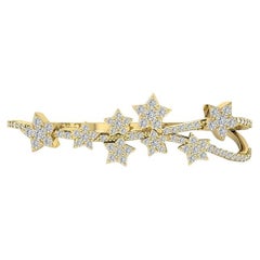 Tanisa Nahata Diamond  1.05ct. Starry Night Two Finger Ring in 18Karat Gold.