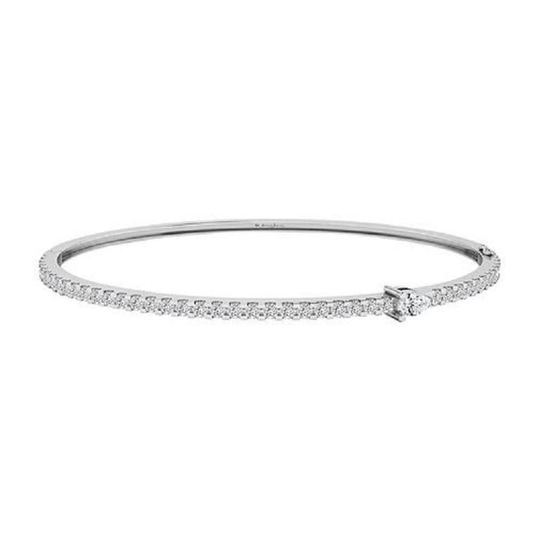 Contemporaneo Diamante a pera Tanisa Nahata 1,05ct. Bracciale in oro 18 carati. in vendita