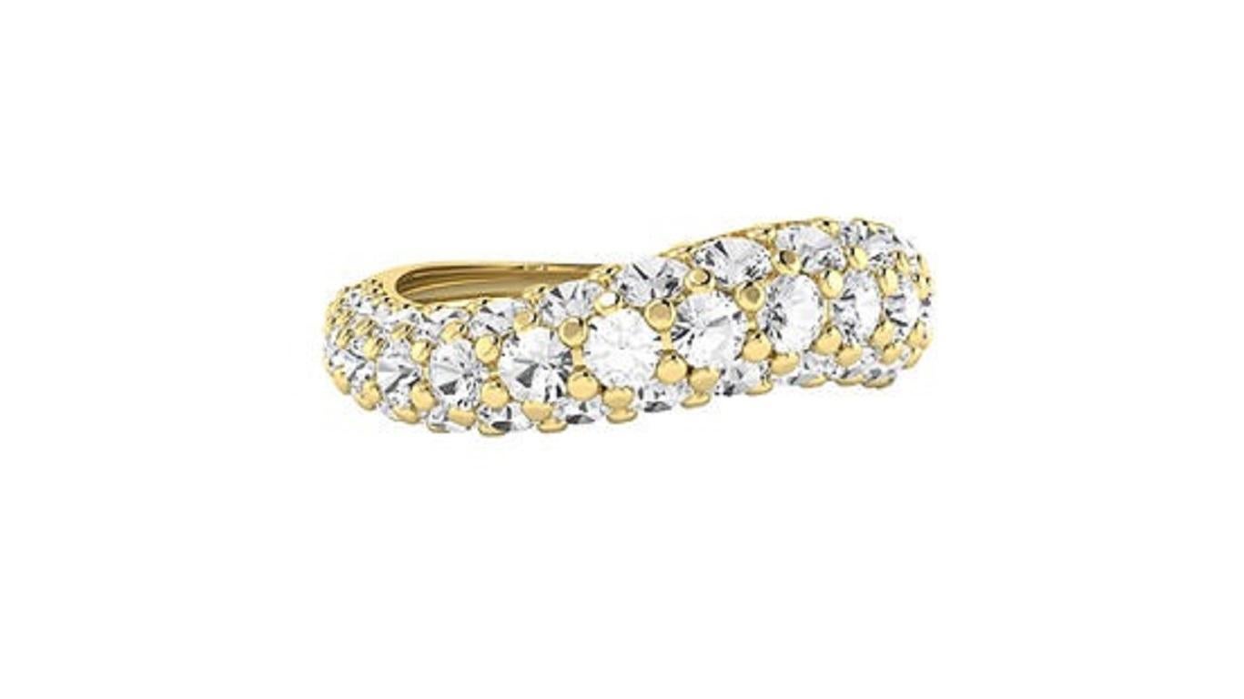 Presenting the Diamond classics Band Ring in 18Karat gold, available in white, yellow, and rose gold variations. This timeless piece features a sleek band adorned with Diamonds, exuding elegance and sophistication for any occasion. Perfect for