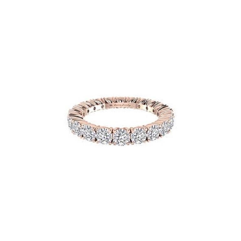 Tanisa Nahata Eternidad Diamante 2,00ct. Anillo de fantasía en oro de 18 quilates. en Nuevo estado para la venta en Hong Kong, HK