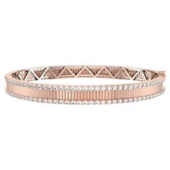 Tanisa Nahata Salón de los Espejos Diamante 2,81ct. Brazalete de oro de 18 quilates.