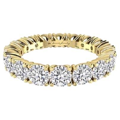 Tanisa Nahata Eternidad Diamante 4,00ct. Anillo de fantasía en oro de 18 quilates.