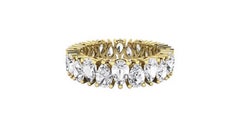 Tanisa Nahata Diamant 5,60 Karat. Twin Pear Eternity Fancy Ring aus 18 Karat Gold.